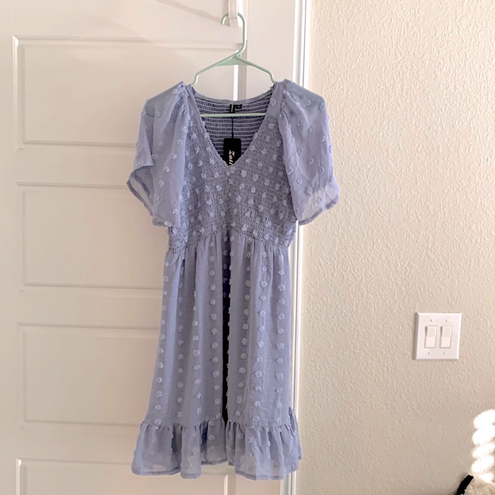 Zattcas Medium Powder Blue Dress